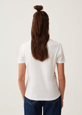 Ovs Cotton T-Shirt With Floral Print